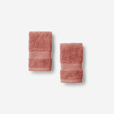 Regal Egyptian Cotton Washcloths, Set of 2 - Clay