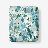 Garden Party Classic Cool Cotton Percale Fitted Bed Sheet - Teal, Full