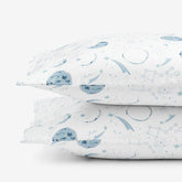 Night Sky Classic Cool Organic Cotton Percale Pillowcase Set - Blue, Standard