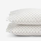 Isadora Classic Cool Cotton Percale Pillowcase Set - Dot, Standard