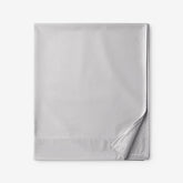 Classic Smooth Wrinkle-Free Sateen Flat Bed Sheet - Gray Mist, King