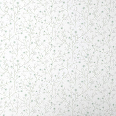 Ava Traditional Wallpaper - Ditsy Floral Willow Green, Swatch