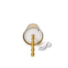 Bamboo Cordless LED Table Lamp - Gold