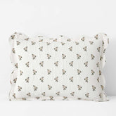 Flower Delight Reversible Quilted Sham - Ivory, Standard