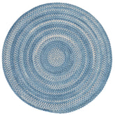 Bambini Braided Chenille Rug - Blue, 5' Round