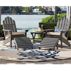 Adirondack Folding Side Table - Gray