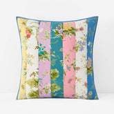 Darla Patchwork Quilted Sham - Multi, Euro