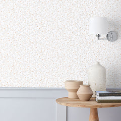 Ava Traditional Wallpaper - Ditsy Floral Clay, Roll