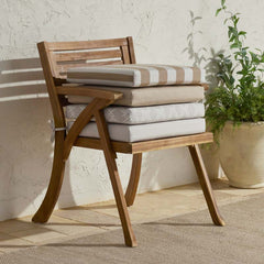 Replacement Knife Edge Chair Cushion - Maxim Heatherbeige, 21 in. x 19 in.