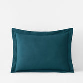 Classic Ultra-Cozy Cotton Velvet Flannel Sham - Teal, Standard