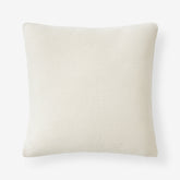 Classic All Season Breathable Cotton Knit Decorative Pillow Cover - Ivory