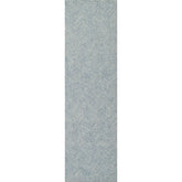 Herringbone Hand Tufted Wool Rug - Blue, 2' 3" x 8' Runner