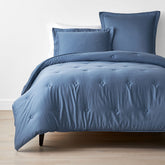 Classic Smooth Rayon Made From Bamboo Sateen Comforter - Blue Horizon, Twin/Twin XL