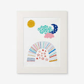 Magical Rainbows Wall Art - Gray