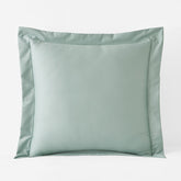 Premium Smooth Supima® Cotton Wrinkle-Free Sateen Sham - Sea Mist, Euro