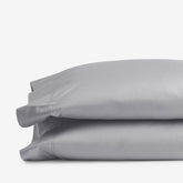 Classic Smooth Rayon Made From Bamboo Sateen Pillowcase Set - Pebble Gray, King