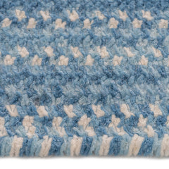 Bambini Braided Chenille Rug - Blue, 7' x 9'