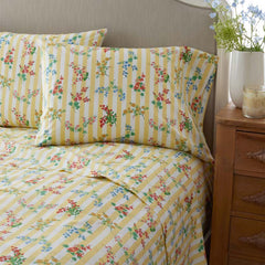 Amelia Classic Cool Cotton Percale Pillowcase Set - Buttercup, Standard