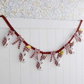 Flower Holiday Bunting - Red