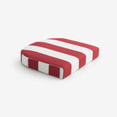 Contour Chair Cushion - Cabana Jockey Red, 16 in. x 15 in.