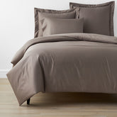 Classic Smooth Wrinkle-Free Sateen Bed Duvet Cover - Cinder, Full