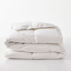 Premium Organic Cotton, Down Light Warmth Comforter - White, Full