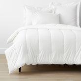 Classic Smooth Wrinkle-Free Sateen Comforter - White, Full/Queen