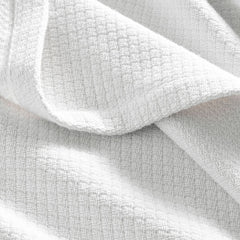 Cotton Weave Throw - True Navy