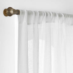 Sheer Window Curtain - White, 96 in.