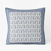 Jiya Reversible Quilted Sham - Blue, Euro
