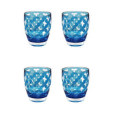 Palazzioi Tumblers, Set of 4 - Teal, Small