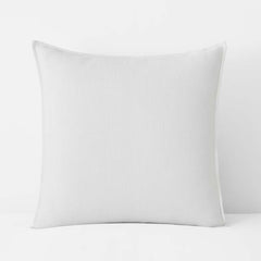 Mini Waffle Sham - White, Euro
