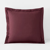 Classic Cool Cotton Percale Sham - Plum, Euro
