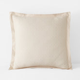 Clemencia Classic Cool Cotton Percale Sham - Geo Peach Blossom, Euro
