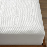 Comfort Cushion Quilted Memory Foam Mattress Pad - White, Full