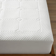 Comfort Cushion Quilted Memory Foam Mattress Pad - White, Twin XL