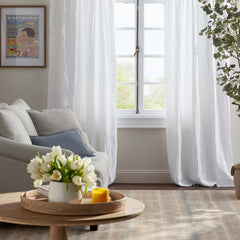 Linen Decorative Lumbar Pillow Cover - Gray, 12 in. x 21 in.