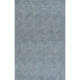 Herringbone Hand Tufted Wool Rug - Denim, 8' x 10'