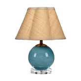 Handblown Glass Table Lamp - Blue