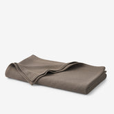 Cotton Weave Blanket - Mocha, Full/Queen