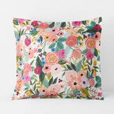 Garden Party Classic Cool Cotton Percale Sham - Multi, Euro