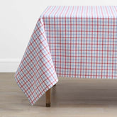 Classic Plaids Yarn-Dyed Tablecloth - Graph Plaid Red, 70 in. x 120 in.