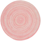 Bambini Braided Chenille Rug - Pink, 5' Round