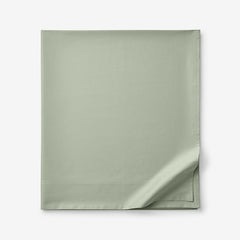 Classic Smooth Sateen Solid Flat Bed Sheet - Light Sage, Full