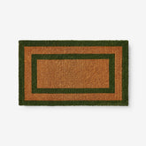 Border Coir Doormat - Green, 18 in. x 30 in.