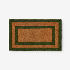 Border Coir Doormat - Green, 18 in. x 30 in.