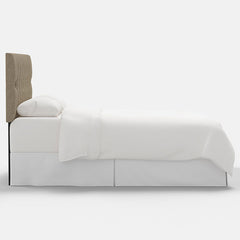 Park Tufted Textured Linen Headboard - Linen, King