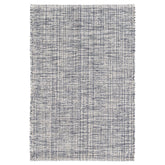 Marled Handwoven Cotton Rug - Indigo, 4' x 6'