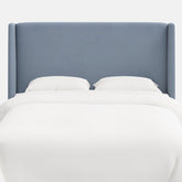 Gramercy Velvet Headboard - Ocean, K