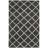 Kali Handwoven Jute Rug - Black, 2' 6" x 8' Runner